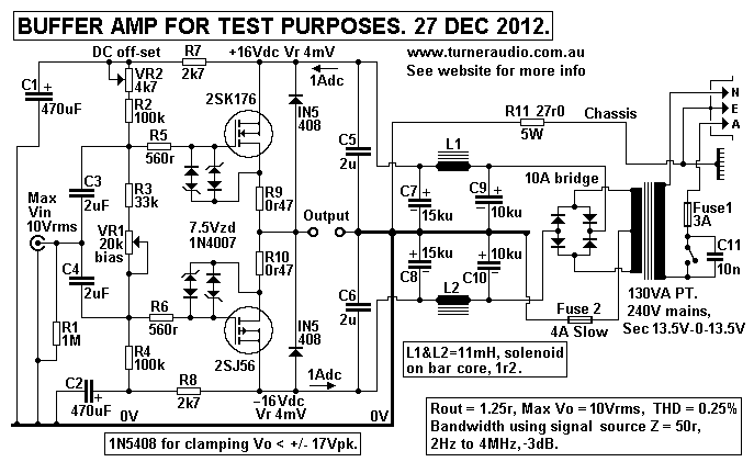 2sk1058 усилитель схема